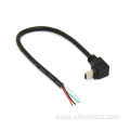 OEM 90Degree Mini5Pin Connector to Open End Cable